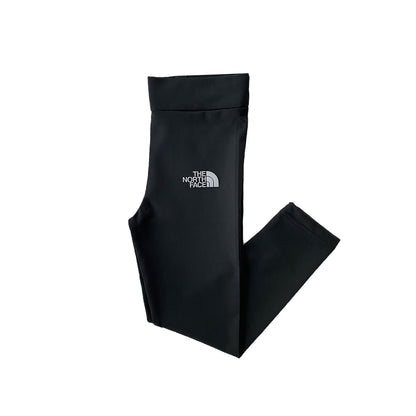 Taytlı Uzun Kollu Kız Çocuk Gym Set-Black