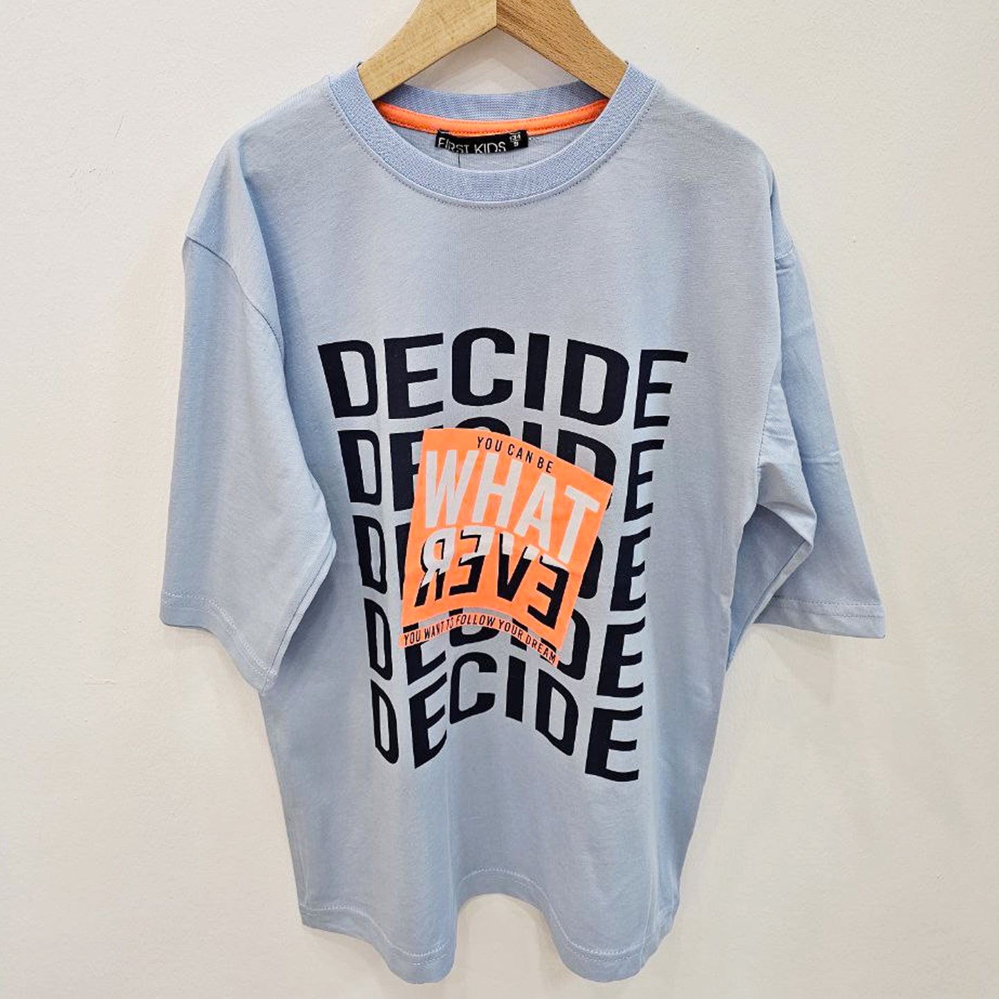 Decide Kısa Kollu T-Shirt/Mavi