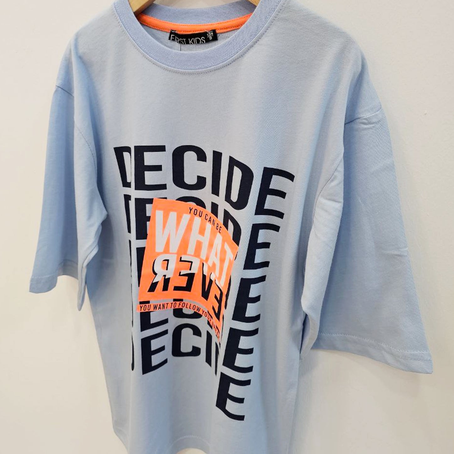 Decide Kısa Kollu T-Shirt/Mavi