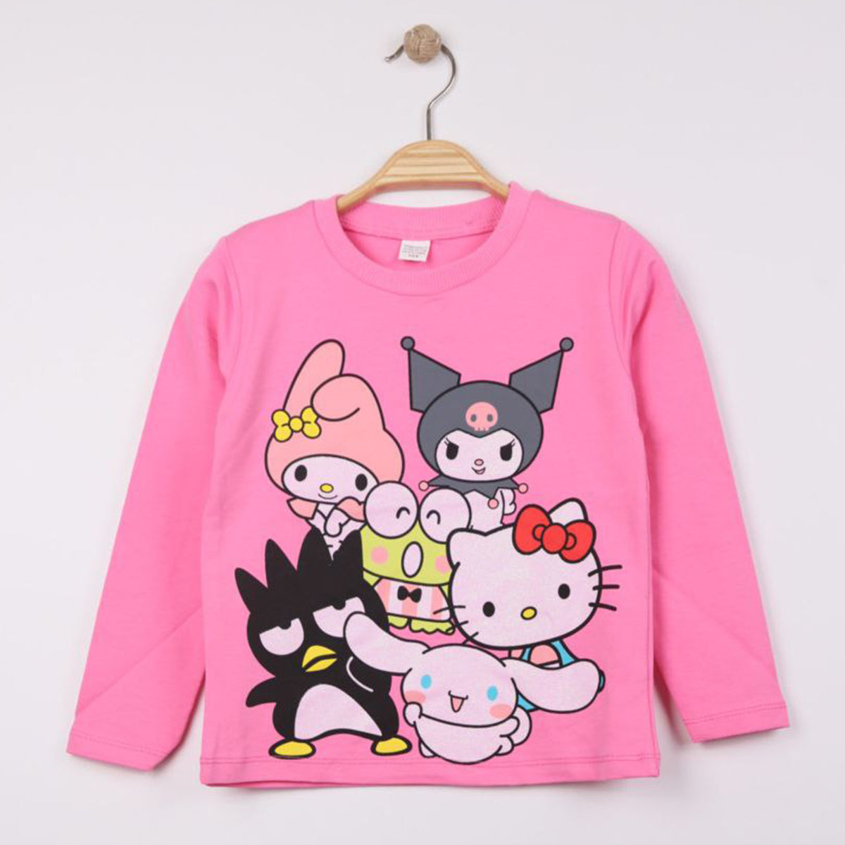 Kuromi Sweatshirt-Pembe